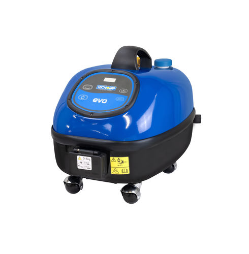 Einphasiger Dampfreiniger - EVO BLU DET - Tecnovap - Tank / manuell / Edelstahl