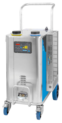 Dreiphasiger Dampfreiniger - STEAM BOX PRO - Tecnovap - Tank / Absaugung / Edelstahl