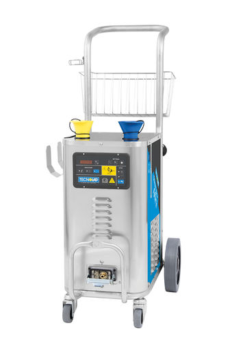 Einphasiger Dampfreiniger - STEAM BOX MINI  - Tecnovap - Tank / Edelstahl / mobil