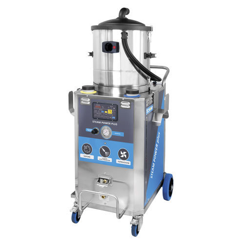 Dreiphasiger Dampfreiniger - STEAM POWER PLUS - Tecnovap - Tank / Absaugung / Edelstahl