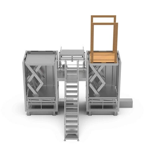 Vertikales Auspacker - Constructie Bruynooghe N.V. - manuell / für Säcke / manuell