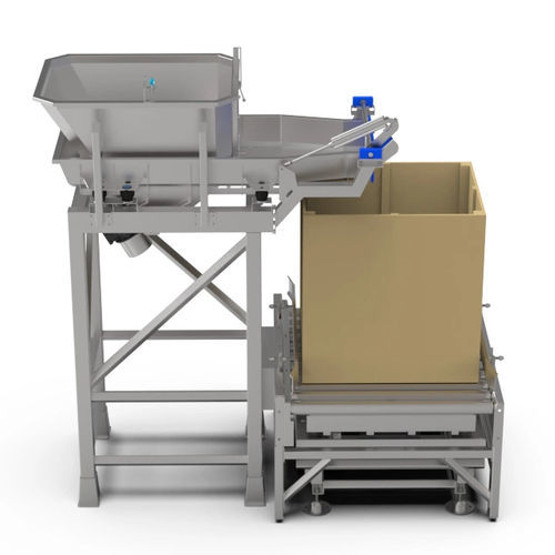 Automatisierte Füllmaschine - Constructie Bruynooghe N.V. - für Kartons / für Lebensmittel / für Förderanlagen