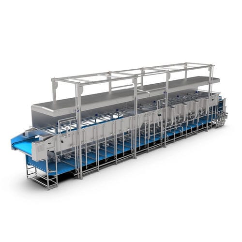 Gemüseblanchierer - Constructie Bruynooghe N.V. - Obst / für die Lebensmittelindustrie / Dampf