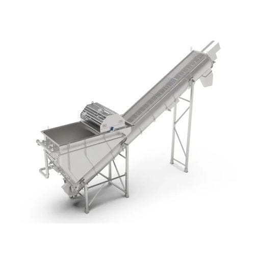 Abscheider für Abfallprodukte - Constructie Bruynooghe N.V. - Spiral / für die Lebensmittelindustrie / Edelstahl