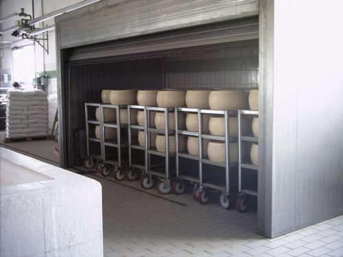 Transportwagen - Due Ci Inox Snc - Edelstahl / Fachböden / für Käse