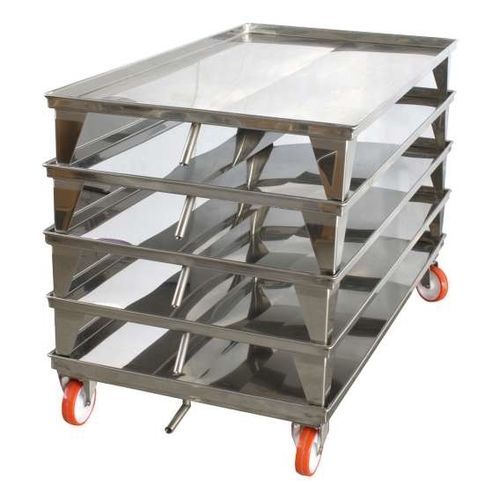 Wagen für Käse - Due Ci Inox Snc - Lagerung / für Materialumschlag / Edelstahl