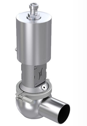 Ventil mit Membrandichtung - SD - Evoguard GmbH - pneumatisch / Absperr / für flüssige Lebensmittel und Getränke