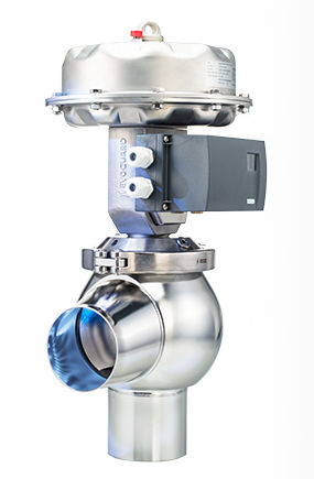 Aseptisches Ventil - RA - Evoguard GmbH - Sitz / pneumatisch / Steuerung