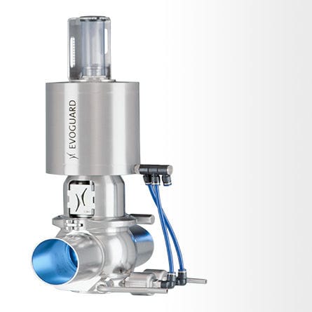 Sitzventil - D - Evoguard GmbH - pneumatisch / vermischungssicher / für flüssige Lebensmittel und Getränke