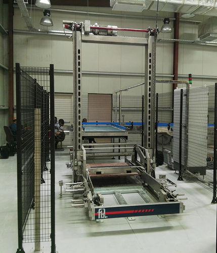 Bodenlade-Entpalettierer - FL-018 - F.B.L. Food Machinery S.r.l. - für die Lebensmittel- und Getränkeindustrie / für Konservendosen / für Schachteln