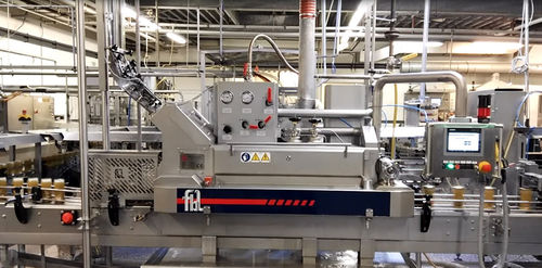 Lineare Verschliessmaschine - FL-350 - F.B.L. Food Machinery S.r.l. - Vakuum / automatisch / für Glasbehälter