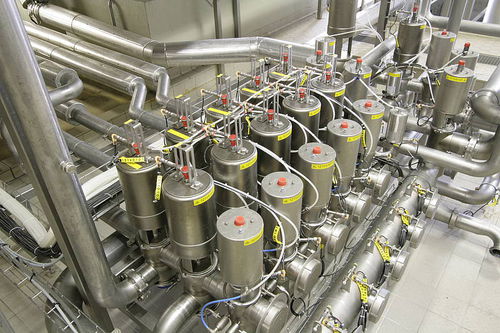 Mehrweg-Verteilerblock - LTH Dresden Niederlassung der ALPMA GmbH - Edelstahl / für Tanks / für Milch