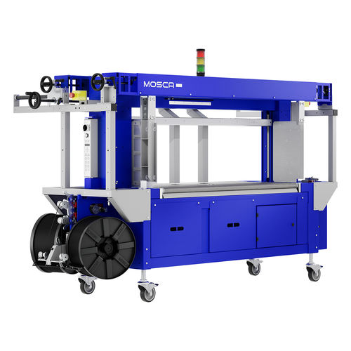 Vollautomatische Umreifungsmaschine - SoniXs TRC-6  - Mosca GmbH - für Wellpappe / Pressen / vertikal
