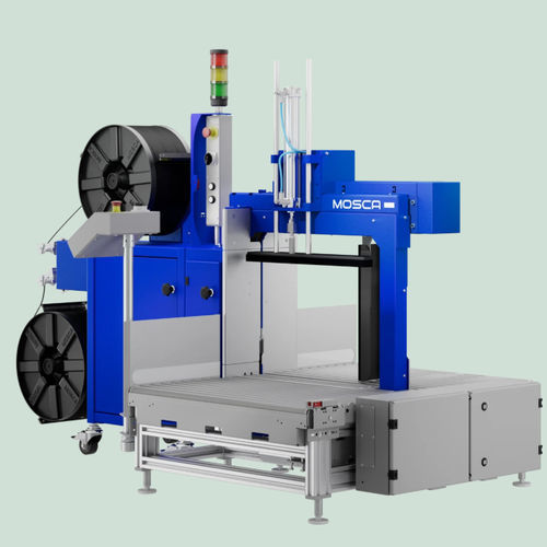 Vollautomatische Umreifungsmaschine - MS-6 - Mosca GmbH - zur Förderung
