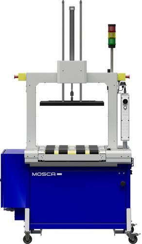 Vollautomatische Umreifungsmaschine - SoniXs P7-Connect B - Mosca GmbH - automatisch / für PP-PET-Spannreifen / für Polyesterbänder