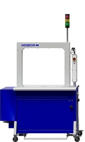 Vollautomatische Umreifungsmaschine - SoniXs P7-Connect T - Mosca GmbH - für Polypropylenbänder / für die Verpackungsindustrie / für die Logistik