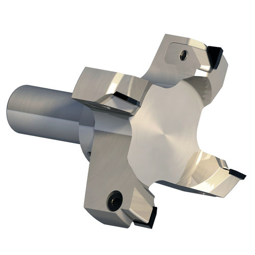 Wendeplattenfräser - FPS300500 series - Microtech - Vollmetall / PKD / für CNC-Maschinen