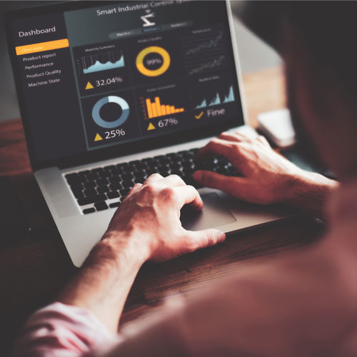 Management-Softwaremodul - Web dashboard - gbo datacomp - Visualisierung / Steuerung / Reporting