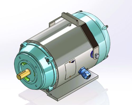 AC-Bremsmotor - HD L3 IP66 B3 - Dynamotor De Coster - einphasig / dreiphasig / kompakt