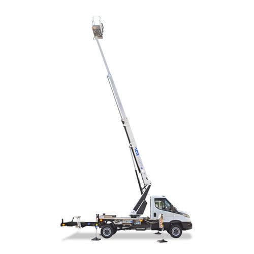 LKW-montierte Teleskoparbeitsbühne - B-LIFT 18 - cte - mit Verbrennungsmotor / für Außenbereich / für Mehrfachanwendung