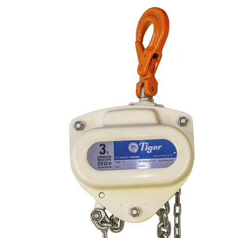Haken mit Abdeckung - Tiger - geschmiedet / Sicherheit / mit automatischer Verriegelung