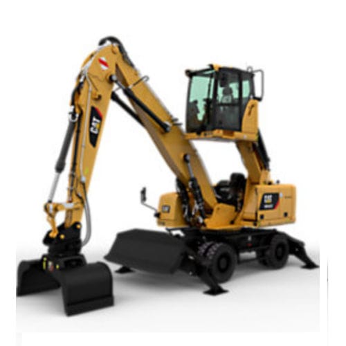 Umschlagbagger mit Gummireifen - MH3022 - Caterpillar Equipment - Diesel