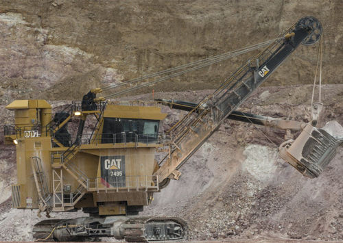 Hochlöffelbagger - 7495 - Caterpillar Equipment