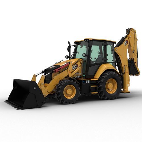 Baggerlader mit Gelenk - 432 - Caterpillar Equipment - Diesel / ergonomisch