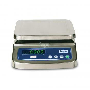 Plattformwaage - EWS SSP 20 EMSS MEDIUM - Sansui Electronics Private Limited - Theken / kg / mit LCD-Display