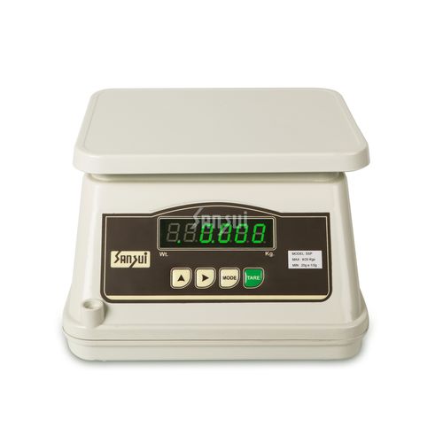 Plattformwaage - EWS SSP 20 EPL TINY - Sansui Electronics Private Limited - Theken / kg / mit LCD-Display