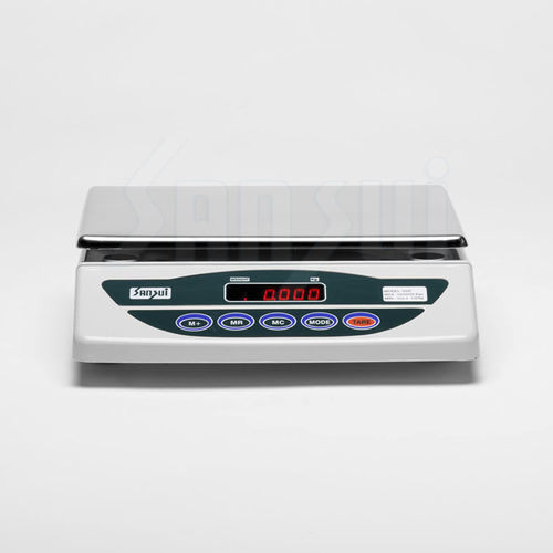 Waage für gewerbliche Nutzung - SSP DELUXE series - Sansui Electronics Private Limited - Theken / Kilogramm / mit LED-Display