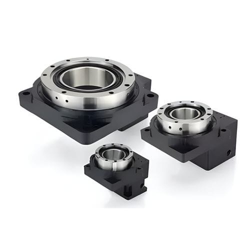Kreuzrollenlager-Drehtisch - HRTA series - Nanotec Electronic GmbH & Co. KG - Motor / horizontal / hohl