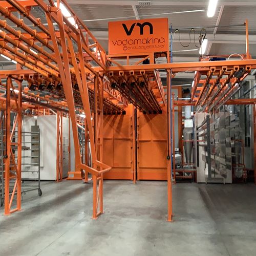 Automatischer Pulverbeschichtungsanlage - TRANSFER-AUTO - VOGAMAKINA INDUSTRIAL PLANTS COMPANY Ltd.