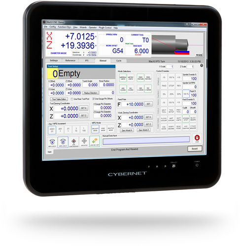 Panel-PC / LCD - iPC S19 - Cybernet - mit resisitivem Touchscreen / mit Touchscreen / Breitbild-Monitor