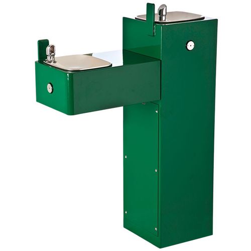 Edelstahl-Wasserspender - 3300 - Haws Corporation - bodenstehend / für Außenbereich