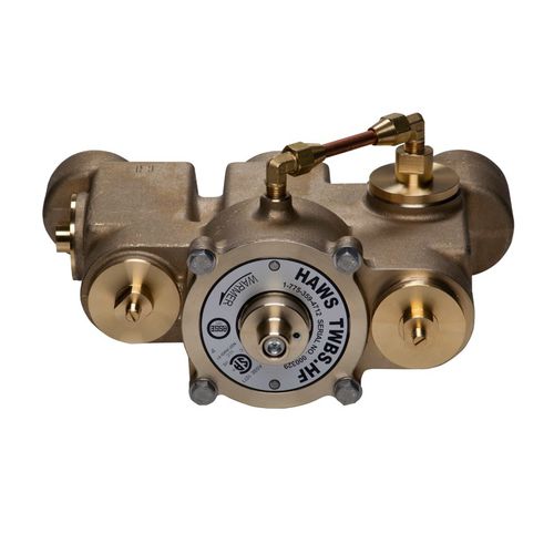 Thermostatisches Ventil / Misch - TWBS.HF - Haws Corporation - Temperaturstell / Messing / für Wasser