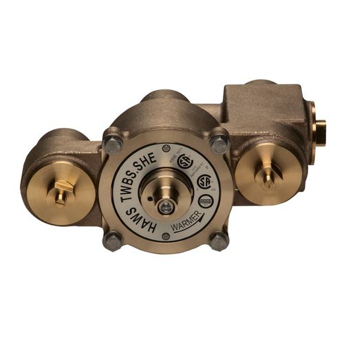 Thermostatisches Ventil / Misch - TWBS.SHE - Haws Corporation - Temperaturstell / Messing / für Wasser