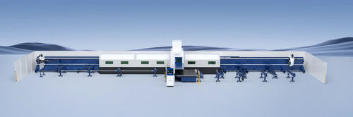 Faserlaser-Schneidemaschine - TX series - Han's Laser - drehbar / für Aluminium / für Stahl