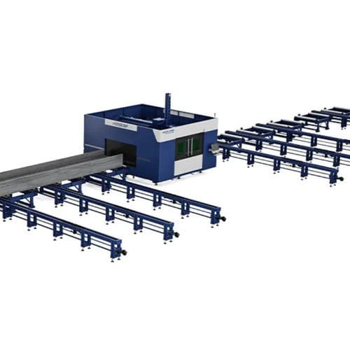 Laser-Schneidemaschine - H12560LBF - Han's Laser - für Stahl / für Bleche / Folien