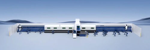 Festinstallierte Rohrtrenn- und Anfasmaschine - TX series - Han's Laser - motorisiert / Hochgeschwindigkeit