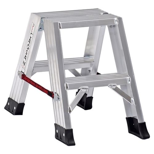 Aluminium-Trittleiter - EVR  - CAGSAN  LADDERS - flanschmontierten Sprossen