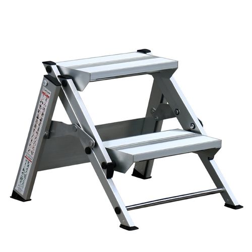 Festinstallierte Trittleiter - SW-1106  - CAGSAN  LADDERS - Aluminium