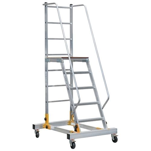 Aluminiumleiter - RD0012  - CAGSAN  LADDERS - mobil / Plattform / für Regale