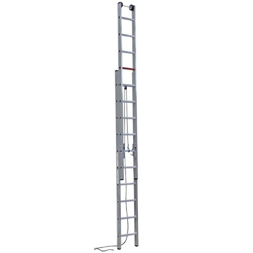 Aluminiumleiter - M100xx  - CAGSAN  LADDERS - Seilzug / versenkbar