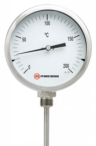 Thermometer mit Zifferblatt-Anzeige - Mecesa - Mecanica Egarense, SA - Pt100 / für Chemikalien / für Gas