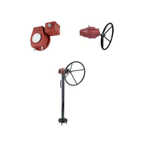 Kugelhahnantrieb mit Stirnradgetriebe - Negri Fratelli srl - manuell / 90° / mit Handrad