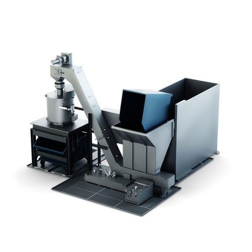 Laborzentrifuge - Carl Padberg Zentrifugenbau - für Späne / Entölung / bodenstehend