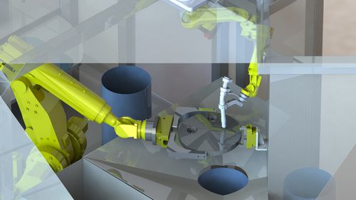 Roboterzelle für Plasmaschneiden - DESMASA