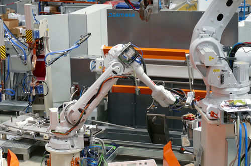 Schweißroboterzelle - DESMASA - für Werkzeugmaschinen