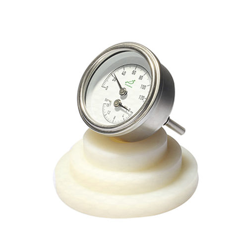 Thermomanometer mit Zifferblatt-Anzeige - WHT-12SS - Shanghai QualityWell industrial CO.,LTD. - Edelstahl / Rohrfeder / für Öl